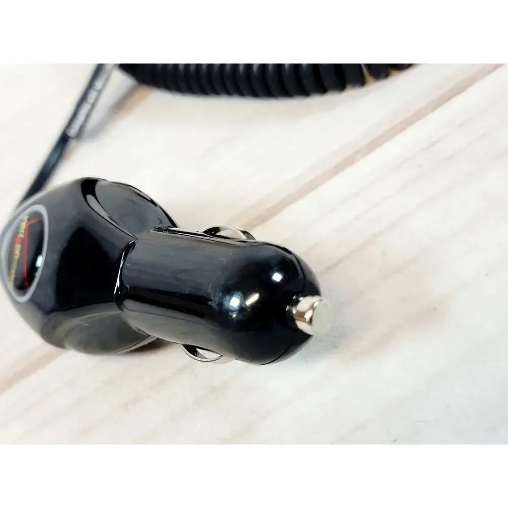OEM Verizon Coiled Car Charger Vehicle DC Power Adapter Micro USB MICUSBVPC